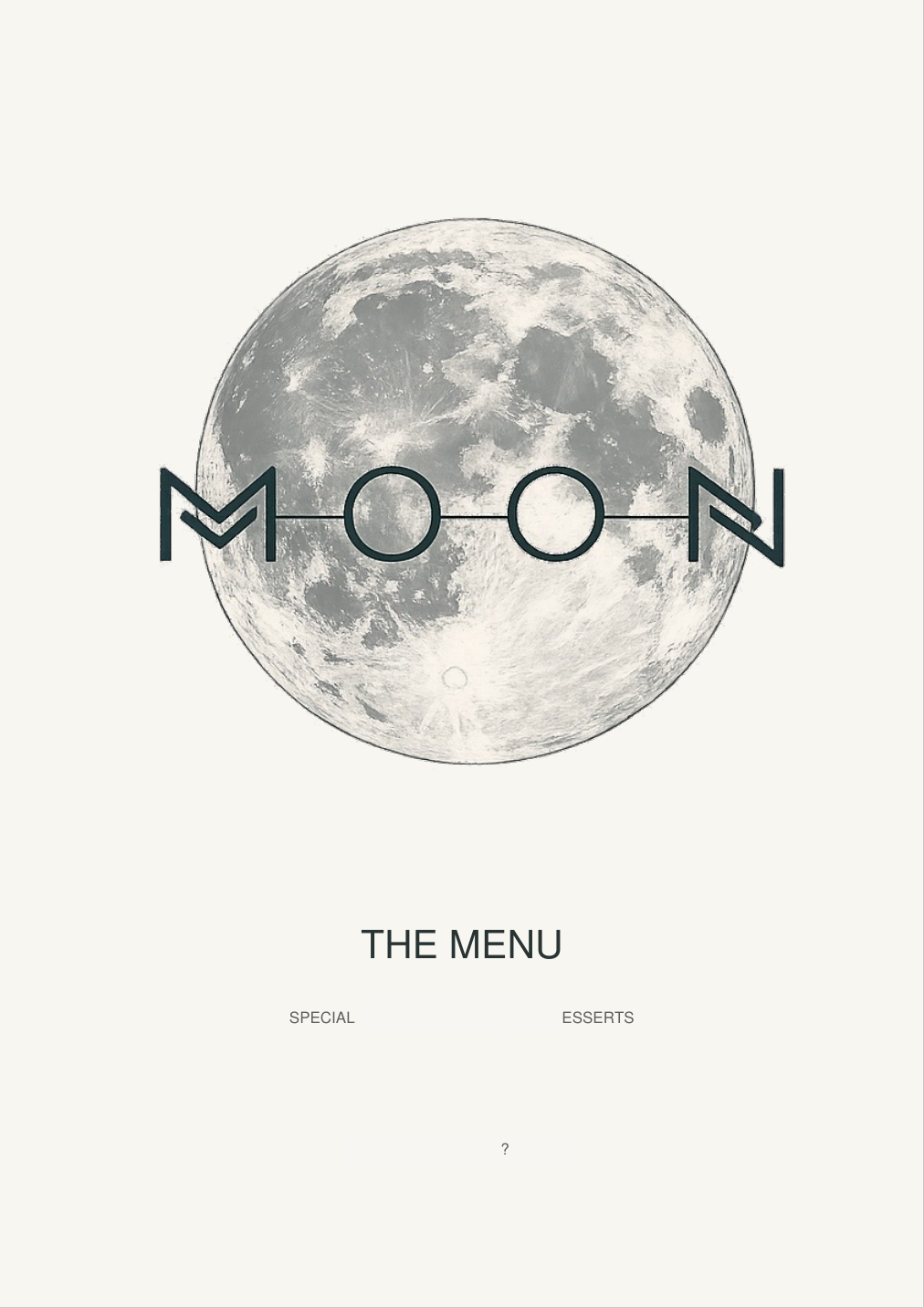 TAG MOON menu page 1