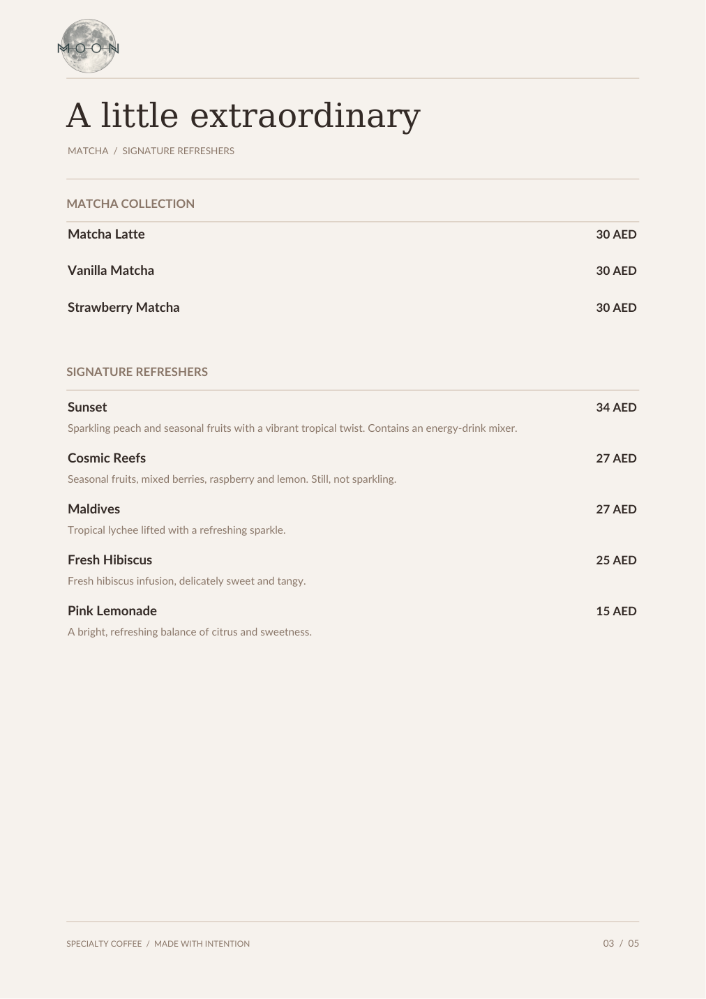 TAG MOON menu page 3